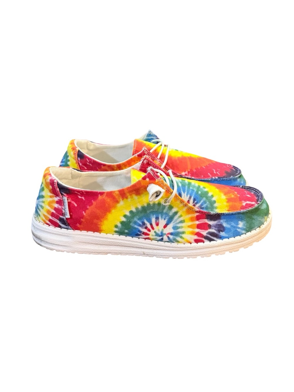 Hey Dude Wendy Mandala Tie-Dye Canvas Slip-On Shoes Women’s Size 9